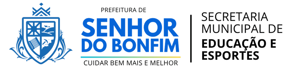 Logos do Município e Secretaria de Educação